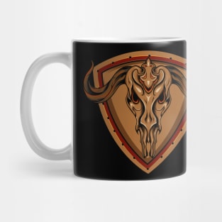 Goat skull illustration Mug